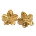 Melhill Gold Color Flower Earrings - Delicate Floral Design with a Luxurious Golden Finish