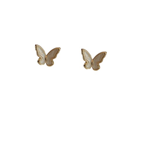 Melhill Gold Color Butterfly Earrings - Graceful and Chic Design Inspired by Nature's Beauty